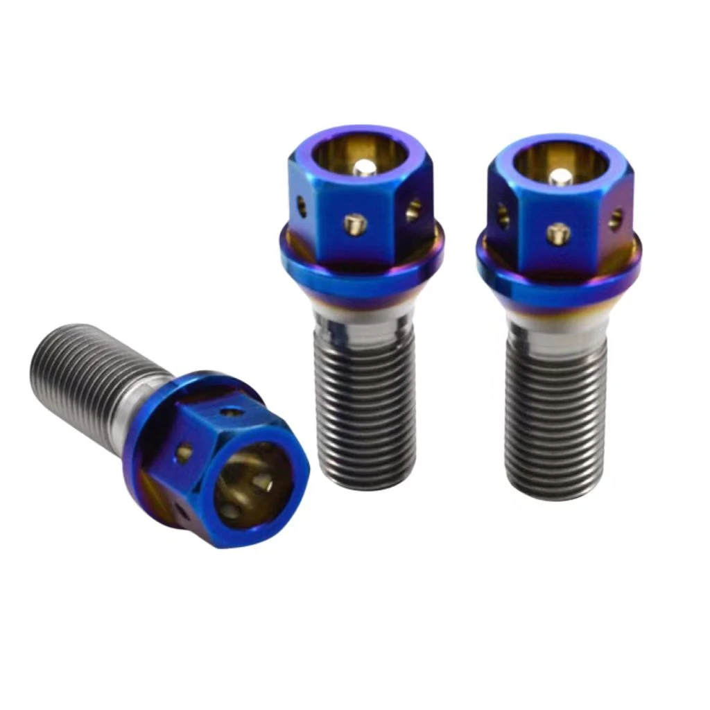 shaped titanium wheel bolt shaped titanium wheel bolt